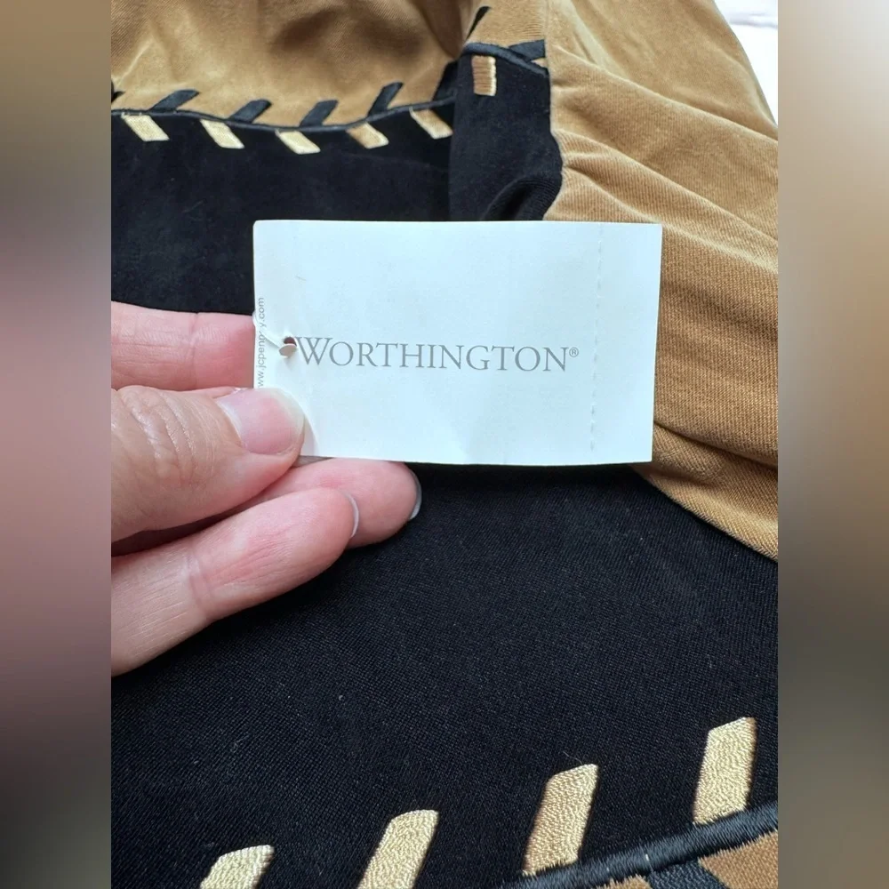 Worthington Tan and Black Women's Blazer - Picture 15 of 15